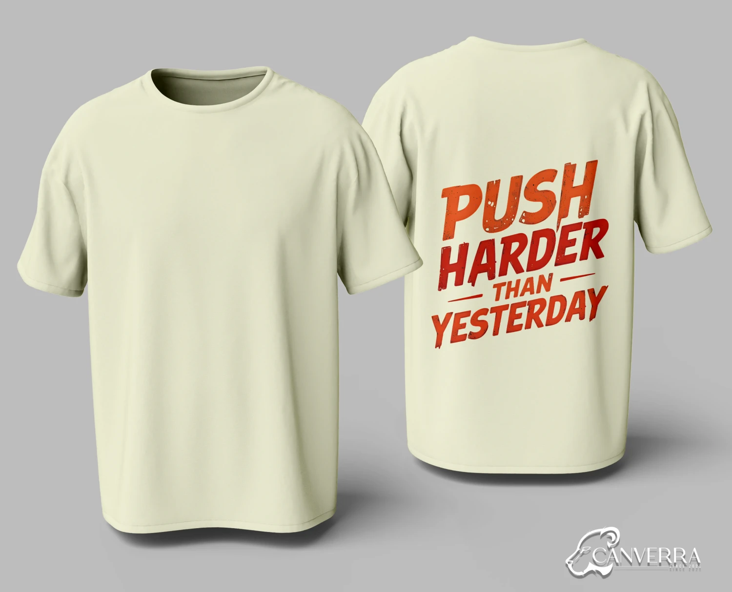 Push Harder Than Yesterday Gym T-shirt| Motivational