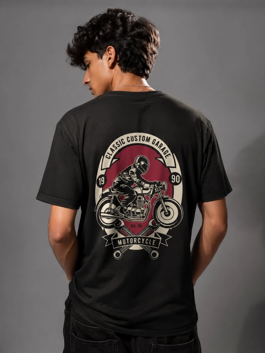 Classic Custom Garage Motorcycle T-shirt