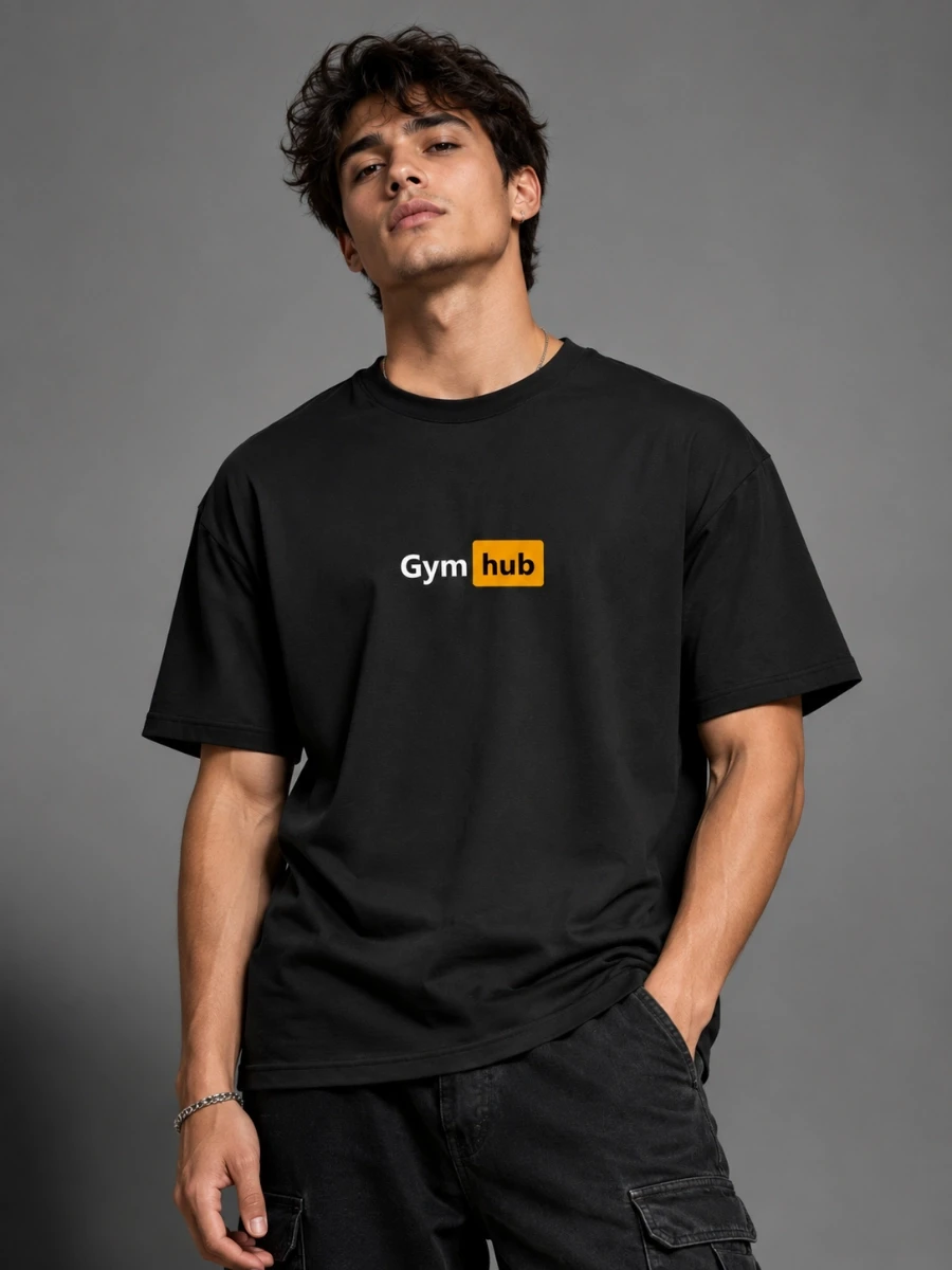 "Gym hub" Parody Gym T-shirt| 240GSM Cotton