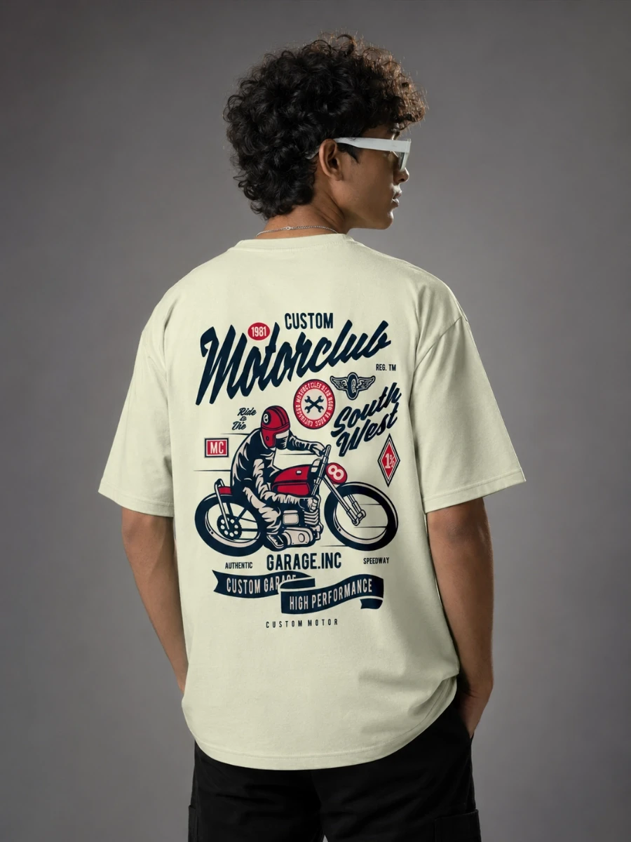 Vintage Motorclub Custom Garage T-shirt