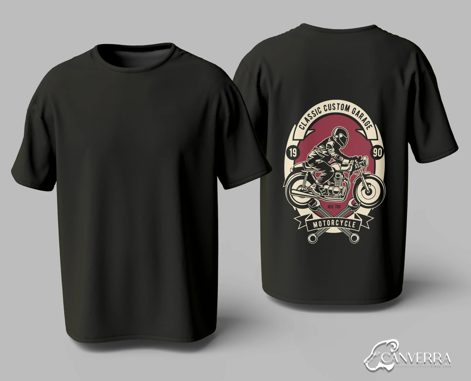 Classic Custom Garage Motorcycle T-shirt