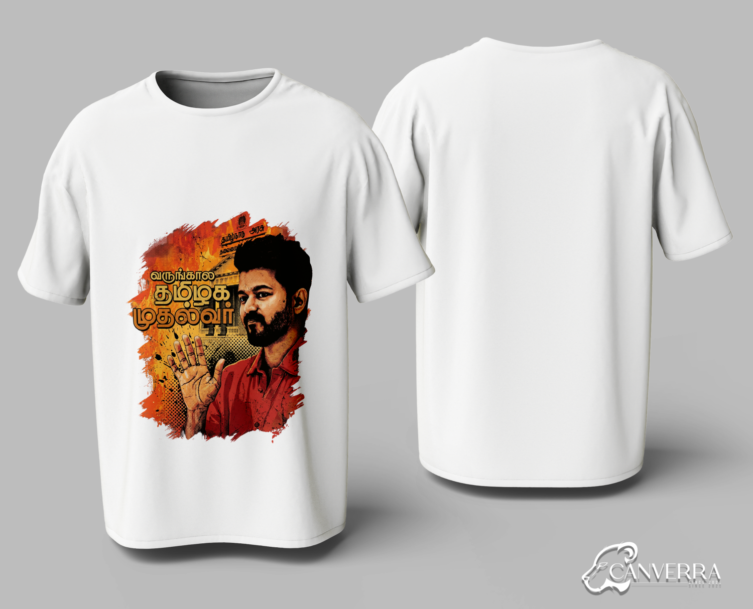 Varungala Tamilaga Mudhalvar Thalapathy Vijay T-Shirt