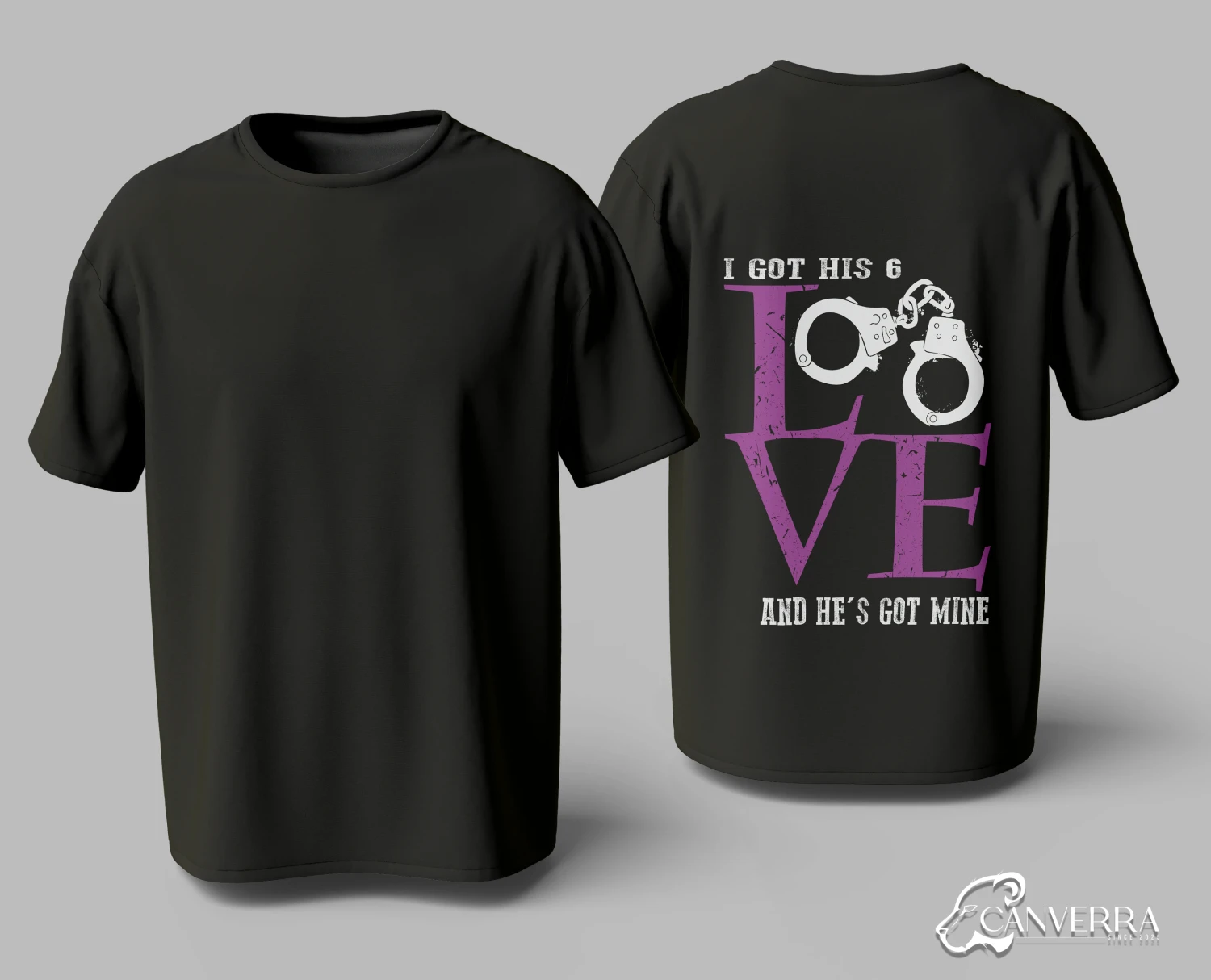 I Got His 6 LEO | Police Support Back Print Shirt