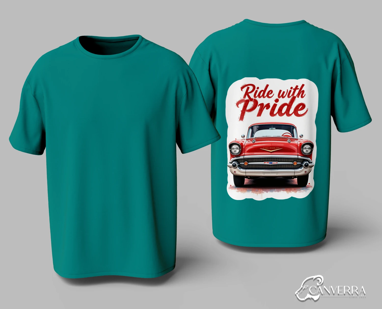 "Ride with Pride" Classic Car Vintage T-shirt