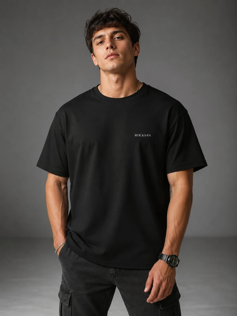 Rocksan Minimalist Graphic Premium Cotton T-Shirt
