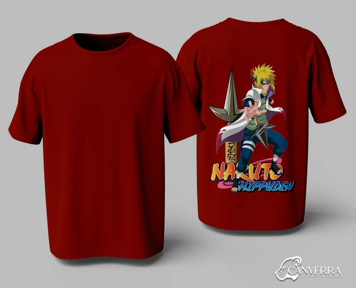 Minato Namikaze Yellow Flash Graphic Tee