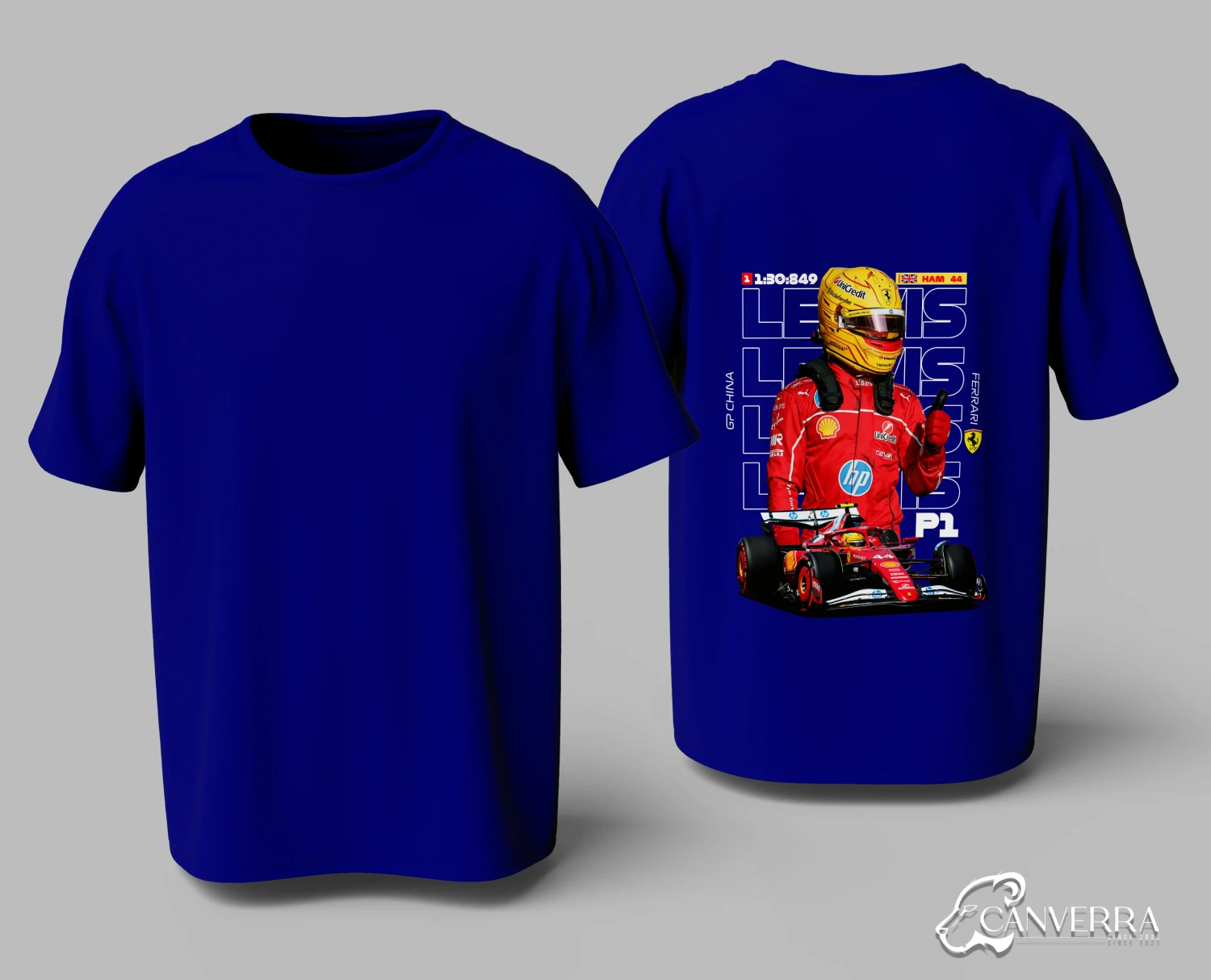 Lewis Hamilton Ferrari P1 Victory T-Shirt | F1