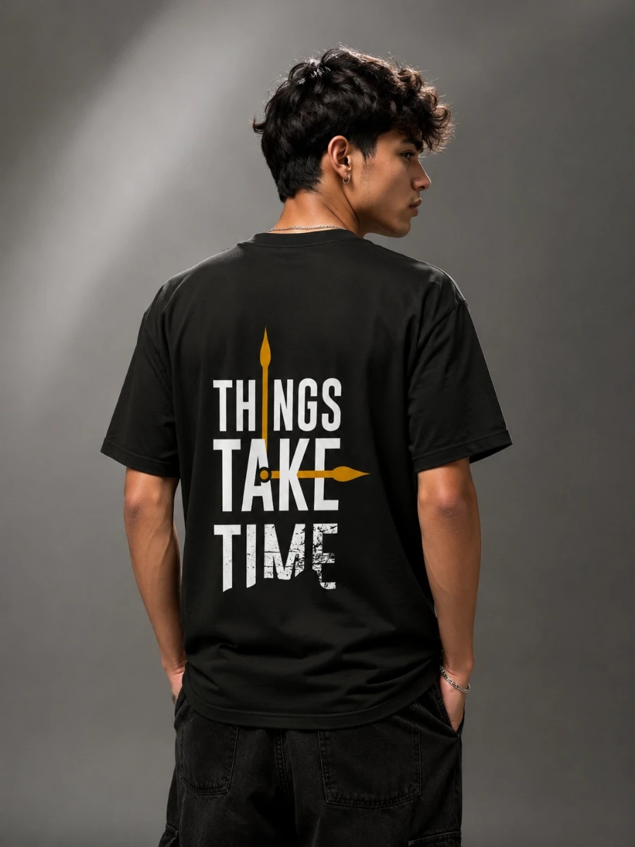 Things Take Time Motivational T-shirt| Patience Graphic