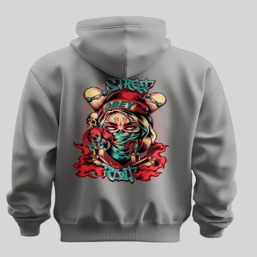 Street Art Obey Graphic Hoodie | Premium Urban Skate Apparel