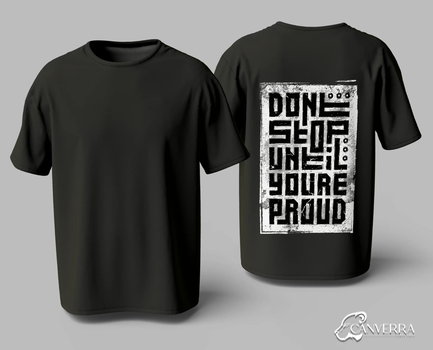 "Don't Stop Until You're Proud" Motivational T-shirt