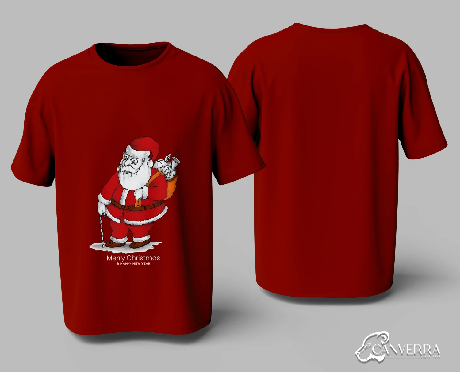 Classic Santa "Merry Christmas" T-Shirt