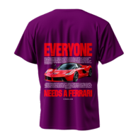 Ferrari Supercar Tribute T-Shirt – Premium Cotton Unisex