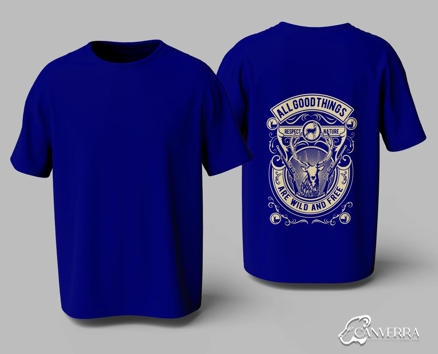 Vintage "Wild and Free" Nature t-shirt