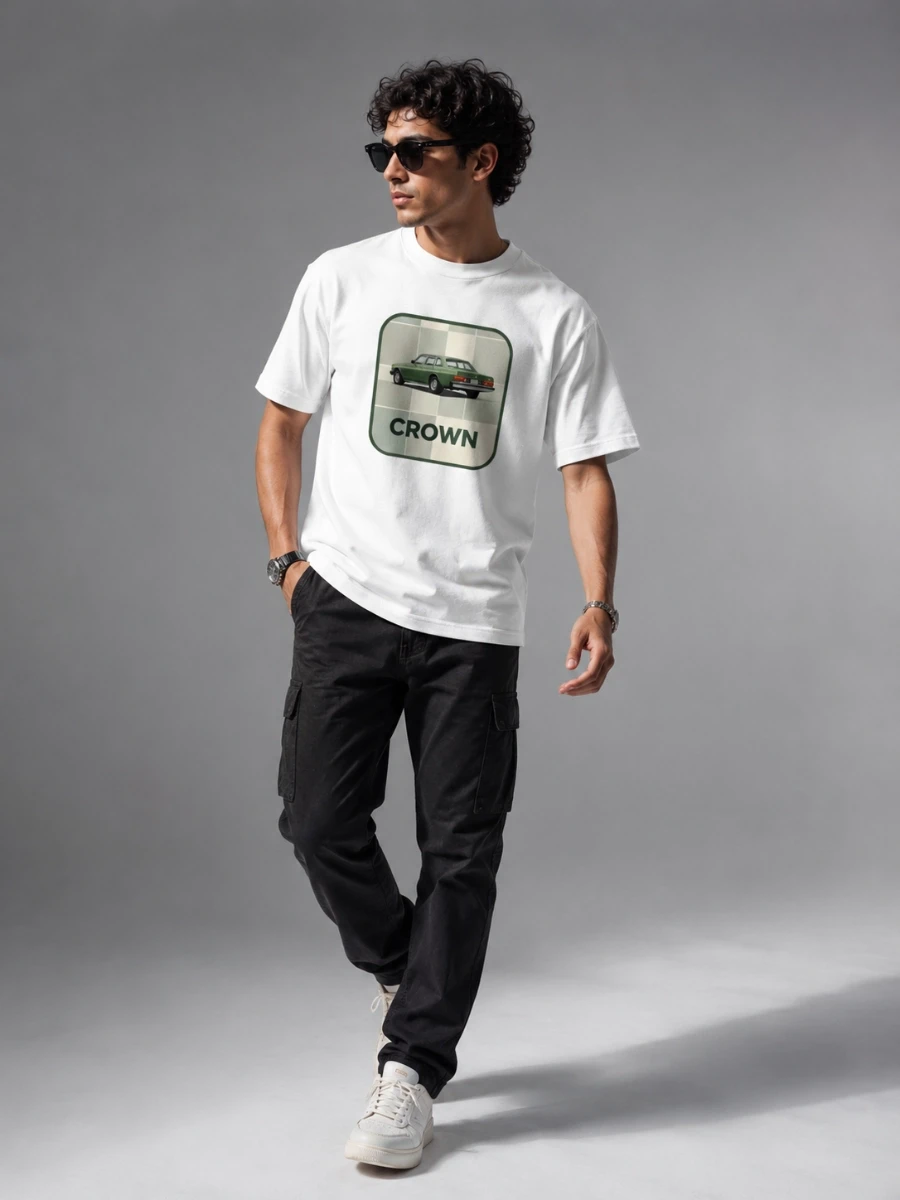 Vintage Crown JDM Car T-shirt | 240GSM Cotton