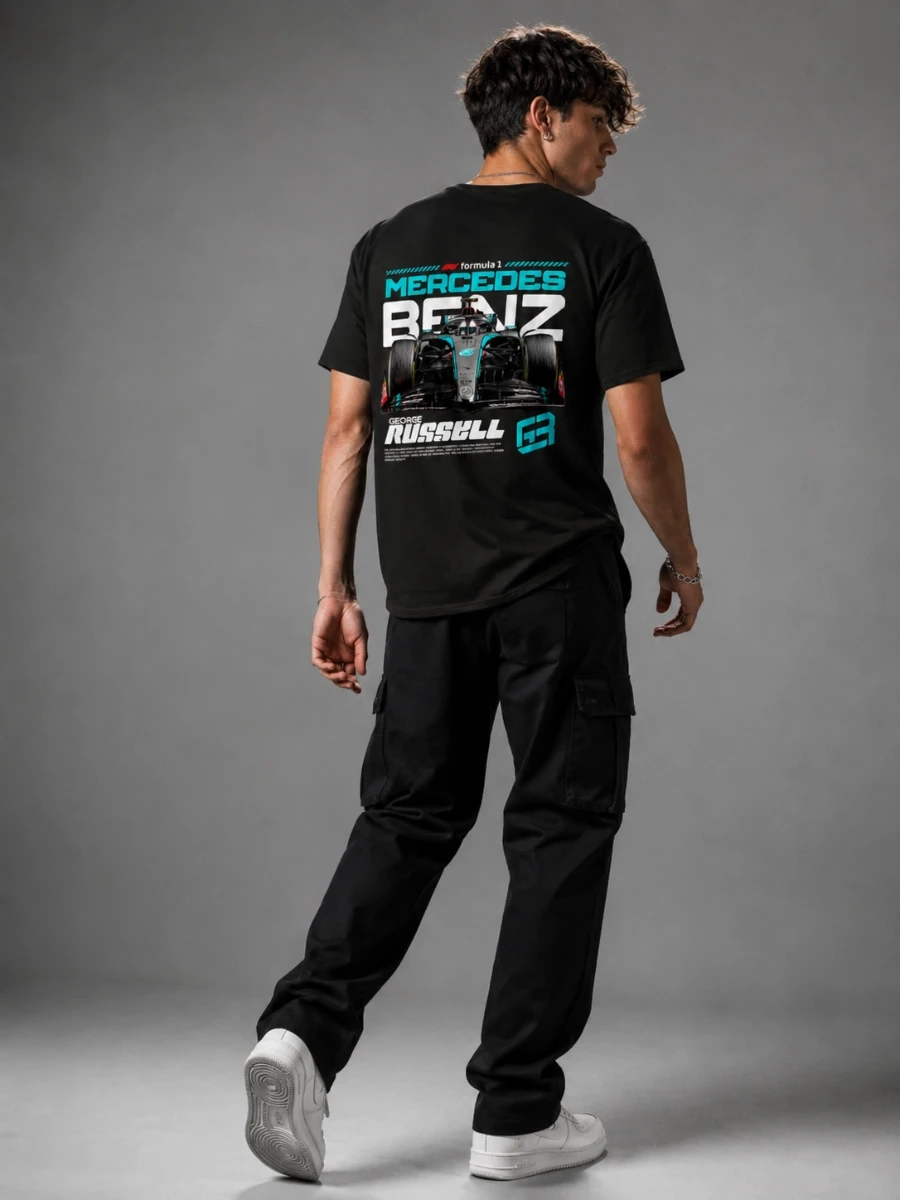 George Russell Mercedes F1 T-Shirt | GR63 Racing T-shirt