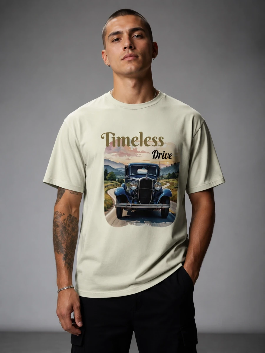 "Timeless Drive" Classic Car Vintage T-shirt