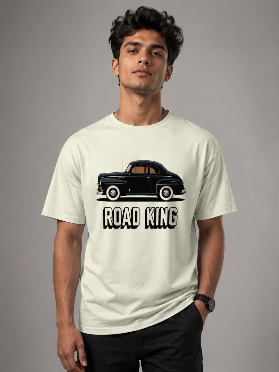 "Road King" Vintage Classic Car T-shirt