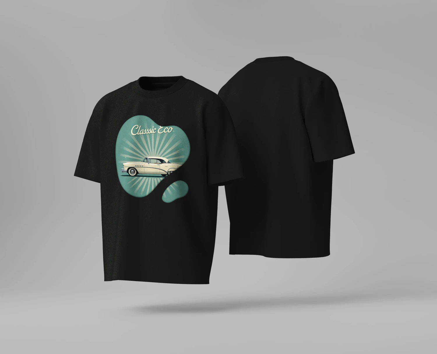 "Classic Co." Vintage Car Graphic Tee | 240GSM Cotton