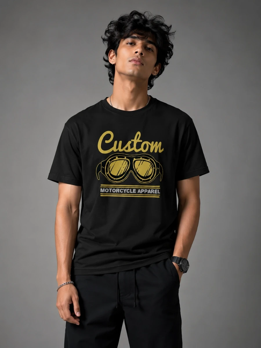 Vintage Custom Motorcycle Goggles T-shirt