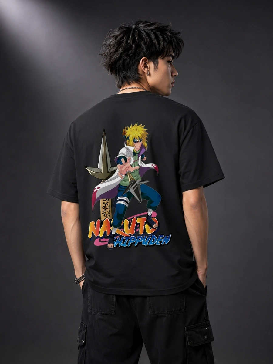 Minato Namikaze Yellow Flash Graphic Tee