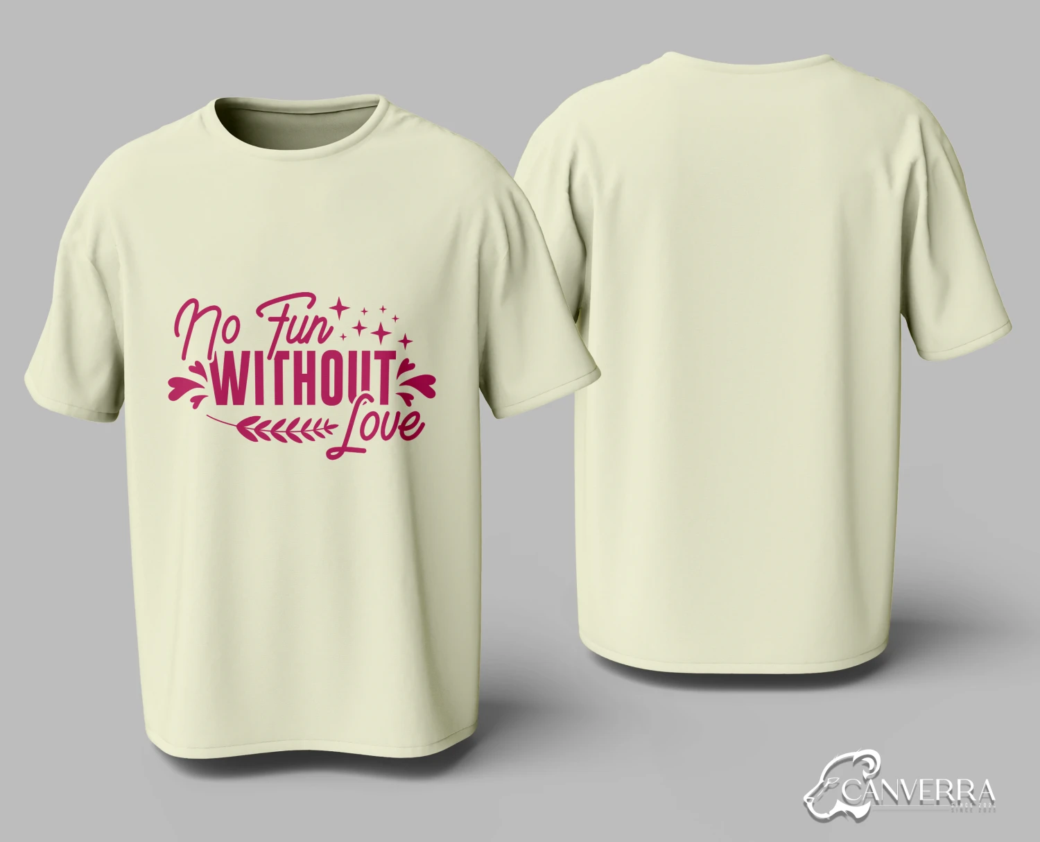 No Fun Without Love T-shirt | Cute Romantic